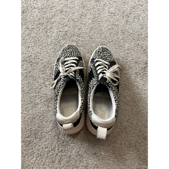 Dolce Vita Dolley Women's Sneaker, Black White Knit, Size 8.5, Retro Style - Picture 4 of 8